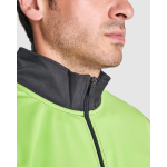 Survêtement avec couleur contrastée 225 g/m² Roly Direct Evans couleur vert lime vue détaillée 1