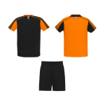 Ensemble unisexe 2 t-shirts et 1 short 140 g/m² Roly Direct Juve couleur orange deuxième vue