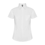 Chemise de travail à manches courtes 130 g/m² Roly Sofia couleur blanc deuxième vue