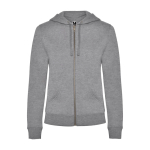 Sweat-shirt pour femme 280 g/m² Roly Direct Veleta couleur gris clair deuxième vue