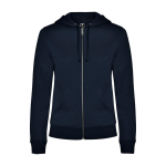 Sweat-shirt pour femme 280 g/m² Roly Direct Veleta couleur bleu marine deuxième vue
