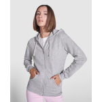 Sweat-shirt pour femme 280 g/m² Roly Direct Veleta couleur bleu marine première vue d'usage