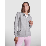 Sweat-shirt pour femme 280 g/m² Roly Direct Veleta couleur bleu marine quatrième vue d'usage