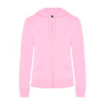 Sweat-shirt pour femme 280 g/m² Roly Direct Veleta couleur rose clair  deuxième vue