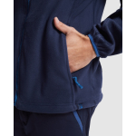 Veste polaire de travail en polyester 220 g/m² Roly Terrano couleur bleu roi vue détaillée 1