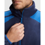 Veste polaire de travail en polyester 220 g/m² Roly Terrano couleur bleu roi vue détaillée 2