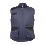 Gilet de travail multi-poches 200 g/m² Roly Armada couleur noir deuxième vue