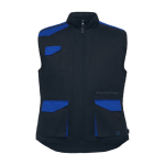 Gilet de travail multi-poches 200 g/m² Roly Armada couleur bleu roi deuxième vue