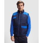 Gilet de travail multi-poches 200 g/m² Roly Armada couleur bleu roi première vue d'usage