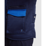 Gilet de travail multi-poches 200 g/m² Roly Armada couleur bleu roi vue détaillée 1