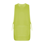Tablier de travail unisexe réversible 195 g/m² Roly Arzak couleur vert pistache deuxième vue