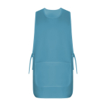 Tablier de travail unisexe réversible 195 g/m² Roly Arzak couleur bleu bondi deuxième vue