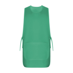 Tablier de travail unisexe réversible 195 g/m² Roly Arzak couleur vert émeraude deuxième vue