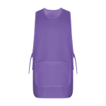 Tablier de travail unisexe réversible 195 g/m² Roly Arzak couleur lilas deuxième vue