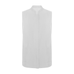 Blouse pour femme en polyester 130 g/m² Roly Aldany couleur blanc deuxième vue