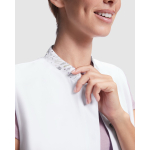 Blouse pour femme en polyester 130 g/m² Roly Aldany couleur blanc vue détaillée 2