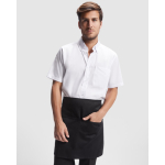 Tablier de travail polyester et coton 220 g/m² Roly Classic couleur noir première vue d'usage
