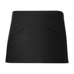 Petit tablier de travail avec poches 220 g/m² Roly Mini couleur noir deuxième vue