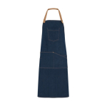 Tablier de travail long en coton 250 g/m² Roly Batali couleur bleu jean deuxième vue