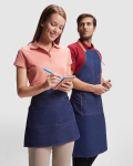 Tablier de travail court style jean 250 g/m² Roly Dacosta couleur bleu jean vue détaillée 4