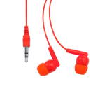 Écouteurs de différentes couleurs avec connexion Jack 3.5mm couleur rouge deuxième vue