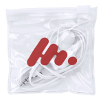Écouteurs de différentes couleurs avec connexion Jack 3.5mm couleur blanc vue détaillée 2