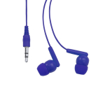 Écouteurs de différentes couleurs avec connexion Jack 3.5mm couleur bleu roi deuxième vue
