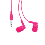 Écouteurs de différentes couleurs avec connexion Jack 3.5mm couleur fuchsia deuxième vue
