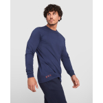 T-shirt ignifuge à manches longues 220 g/m² Roly Defender couleur bleu marine quatrième vue d'usage