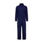 Salopette ignifuge avec zip et velcro 360 g/m² Roly Blazer couleur bleu marine deuxième vue