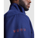 Salopette ignifuge avec zip et velcro 360 g/m² Roly Blazer couleur bleu marine vue détaillée 1