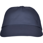 Casquette à 5 panneaux avec bande anti-transpiration 165 g/m² couleur bleu marine deuxième vue