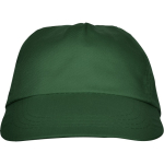Casquette à 5 panneaux avec bande anti-transpiration 165 g/m² couleur vert foncé deuxième vue