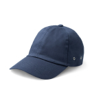 Casquette à 6 panneaux avec œillets métalliques latéraux couleur taupe première vue d'usage