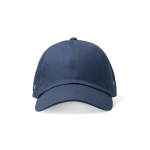 Casquette à 6 panneaux avec œillets métalliques latéraux couleur taupe deuxième vue