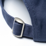 Casquette à 6 panneaux avec œillets métalliques latéraux couleur taupe vue détaillée 4