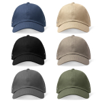 Casquette à 6 panneaux avec œillets métalliques latéraux couleur taupe vue détaillée 5