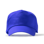 Casquette à 5 panneaux en coton avec œillets de ventilation 170 g/m² couleur bleu roi deuxième vue