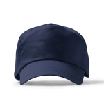 Casquette à 5 panneaux en coton avec œillets de ventilation 170 g/m² couleur bleu marine deuxième vue