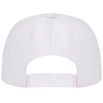 Casquette en coton avec velcro ajustable et œillets de ventilation couleur blanc vue détaillée 1