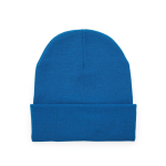 Bonnet en tricot acrylique avec revers double 320 g/m² couleur rouge première vue d'usage