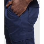 Pantalon de travail haute visibilité 200 g/m² Roly Naos couleur orange fluorescent vue détaillée 1