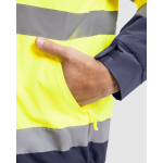 Parka haute visibilité imperméable 400 g/m² Roly Epsylon couleur jaune fluorescent vue détaillée 1