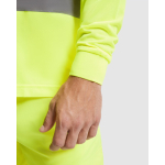 Polo de travail à manches longues 170 g/m² Roly Polaris L/S couleur jaune fluorescent vue détaillée 2