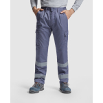 Pantalon de travail long haute visibilité 240 g/m² Roly Daily HV couleur gris taupe première vue d'usage
