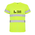 T-shirt de travail haute visibilité 130 g/m² Roly Delta vue principale