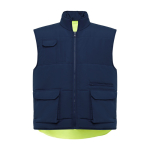 Gilet de travail réversible visibilité 450 g/m² Roly Persei couleur jaune fluorescent deuxième vue