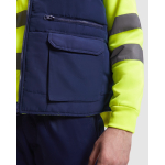 Gilet de travail réversible visibilité 450 g/m² Roly Persei couleur jaune fluorescent vue détaillée 1