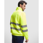 Sweat-shirt de travail haute visibilité 280 g/m² Roly Spica couleur jaune fluorescent vue détaillée 1