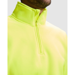Sweat-shirt de travail haute visibilité 280 g/m² Roly Spica couleur jaune fluorescent vue détaillée 2